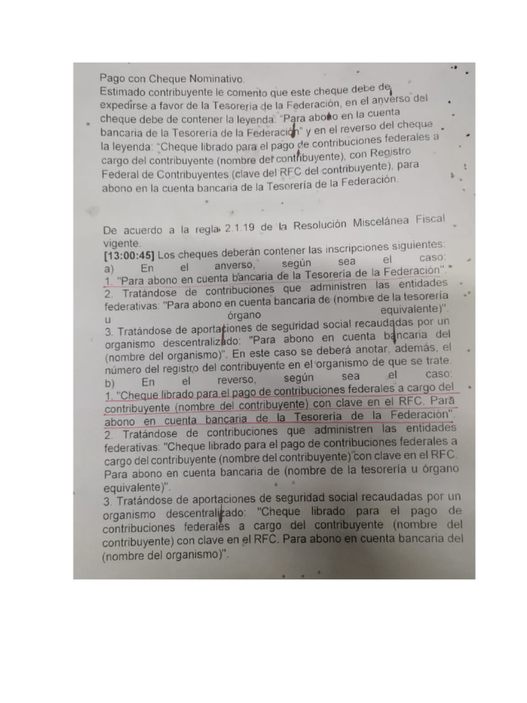 Como Usar La Chequera | PDF