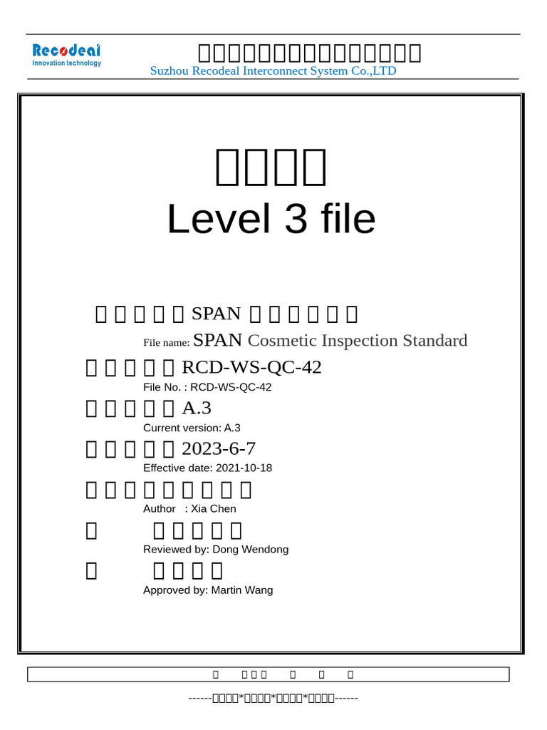 span-apperance-assembly-inspection-regulation-pdf