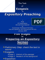 The Task of Exegesis - Five Stages 27Frs