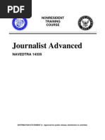 Download US Navy Course NAVEDTRA 14335 - Journalist Advanced by Georges SN7843064 doc pdf
