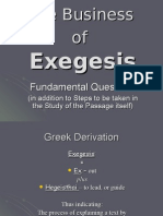 The Business of Exegesis - Fun Ada Mental Question 20Frs