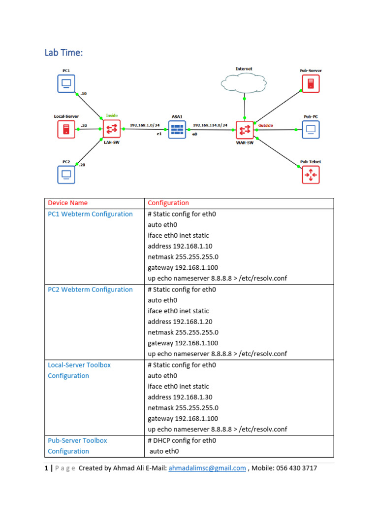 38-Static NAT | PDF | Networking Standards | Computer Architecture