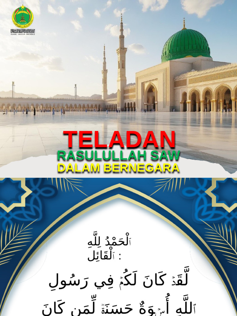 Teladan Rasulullah SAW dalam Bernegara | PDF | Hukum | Agama ...