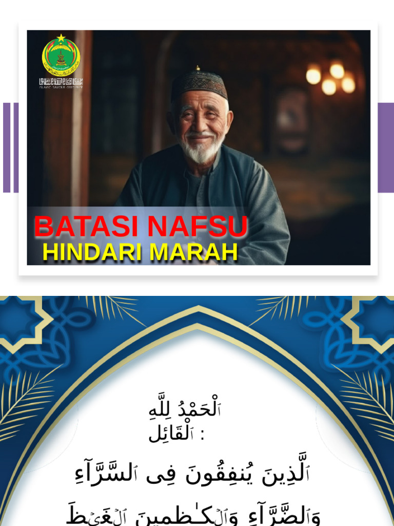 Batasan Nafsu Hindari Marah | PDF