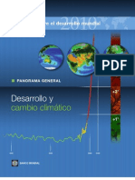 Panorama General. Informe sobre el Desarrollo Mundial 2010. Desarrollo y Cambio Climático