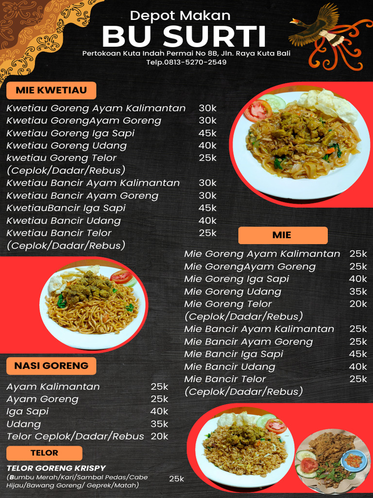 Orange and Black Bold Geometric Restaurant Menu - 20241002 - 180426 ...