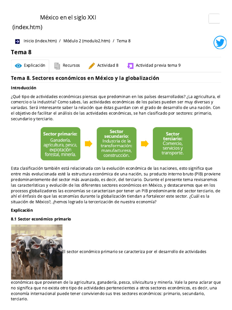División Regional y Actividades Económicas | PDF | México | Agricultura