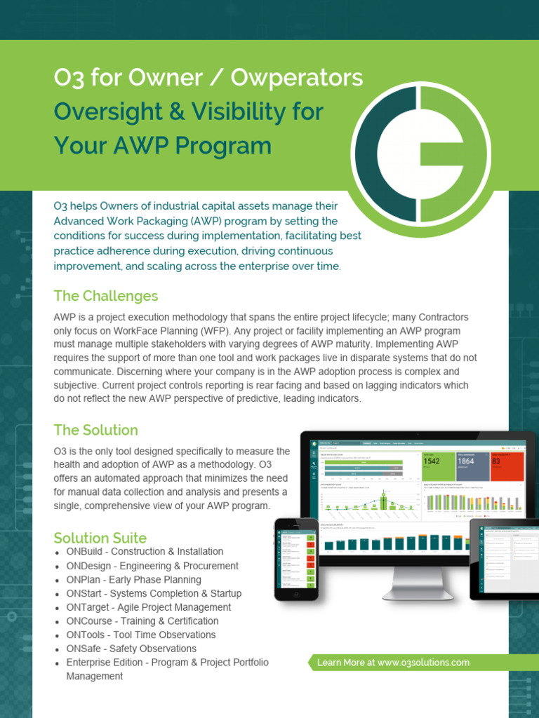 O3 For Owner - Operators - One Pager | PDF