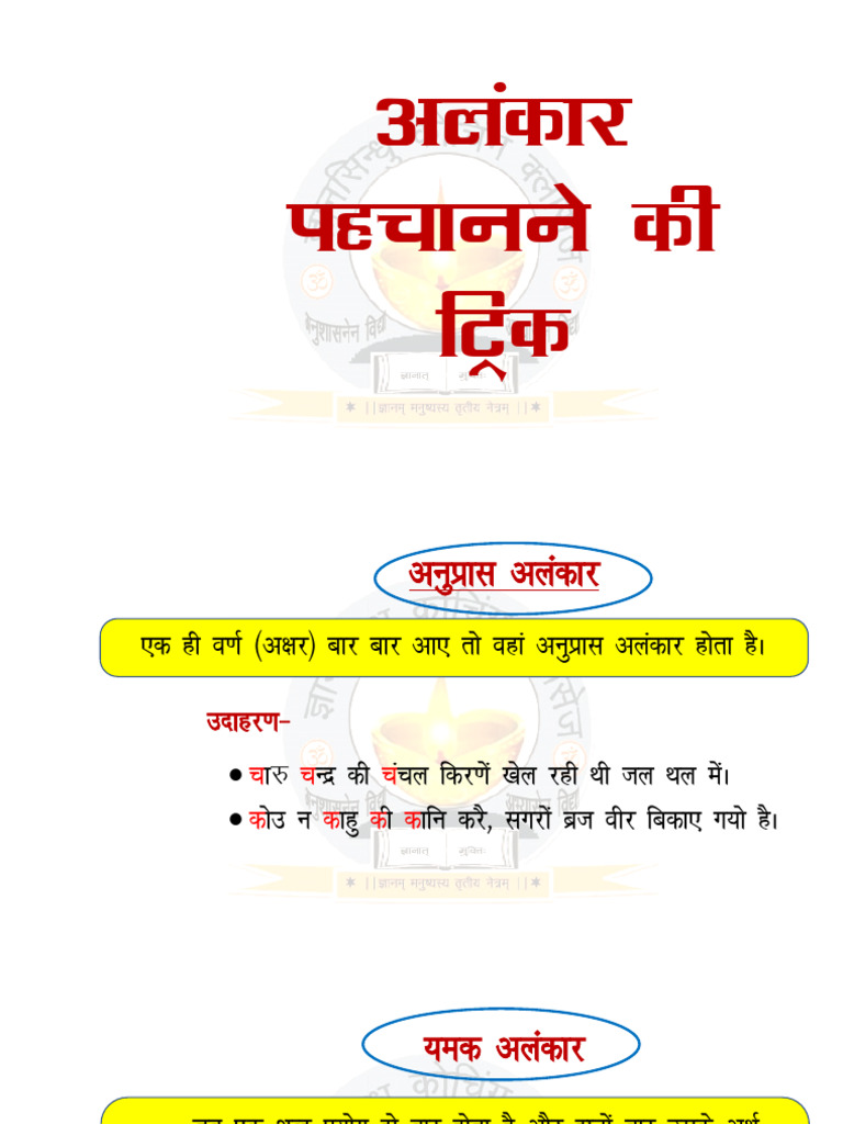 Alankaar Pahchane Ki Trik | PDF