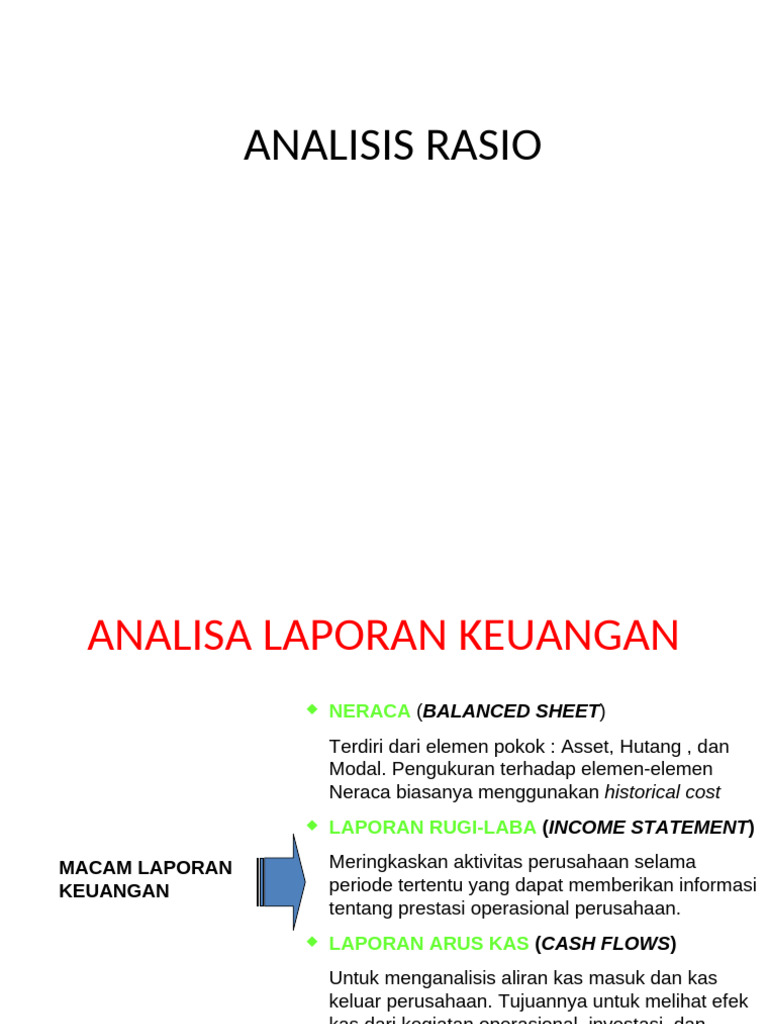 Analisis Rasio Keuangan Perusahaan | PDF | Pengelolaan Keuangan & Uang