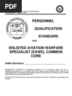 Download US Navy Course NAVEDTRA 43902 - Personnel Qualification Standard for Enlisted Aviation Warfare Specialist EAWS Common Core by Georges SN7843556 doc pdf