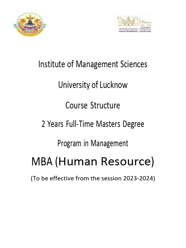 MBA Human-Resource | PDF | Statistics | Information System