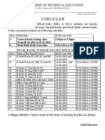 Book Bank Schedule