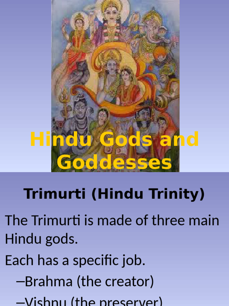Hindu Deities: Roles and Attributes | PDF