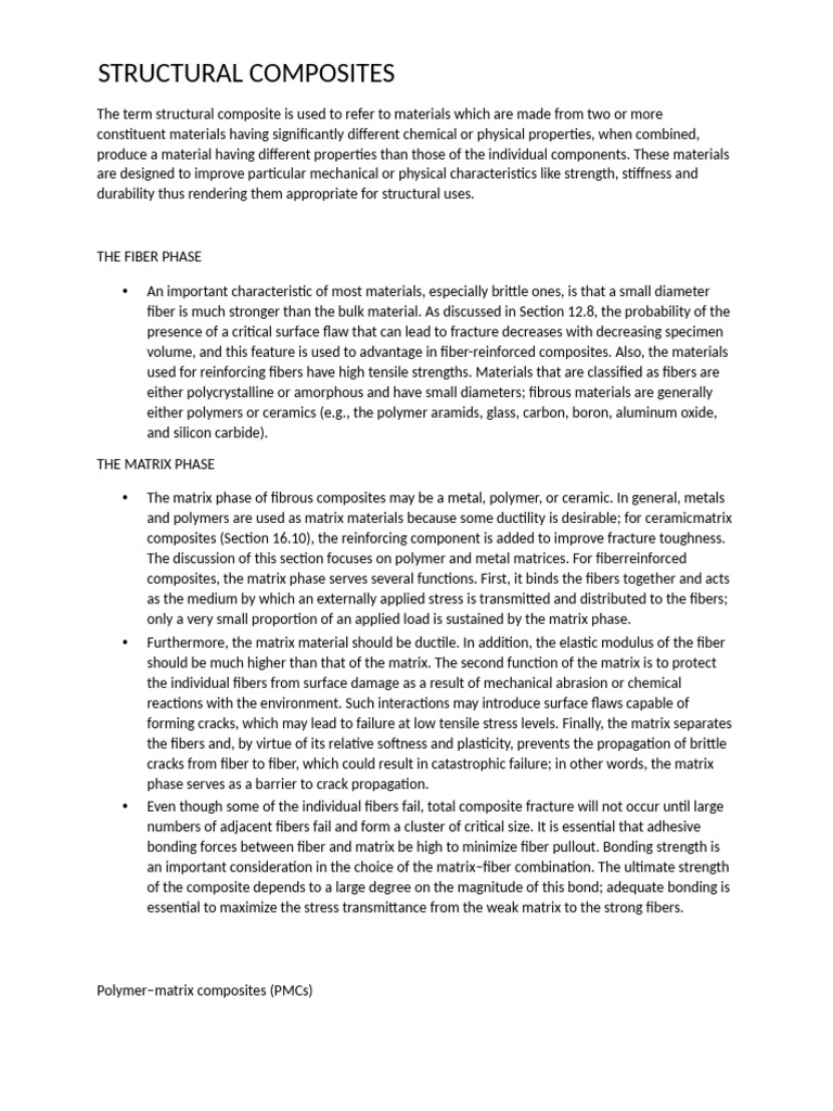Understanding Structural Composites | PDF | Composite Material | Fracture