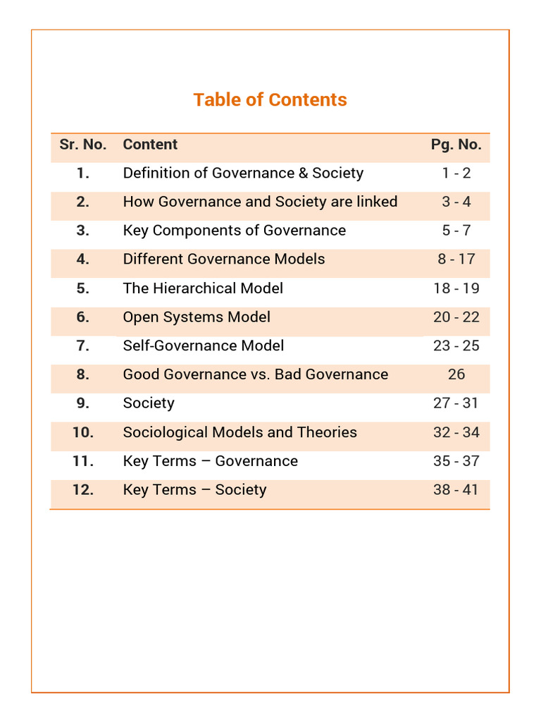 Governance and Society Overview Guide | PDF | Governance | Legislature
