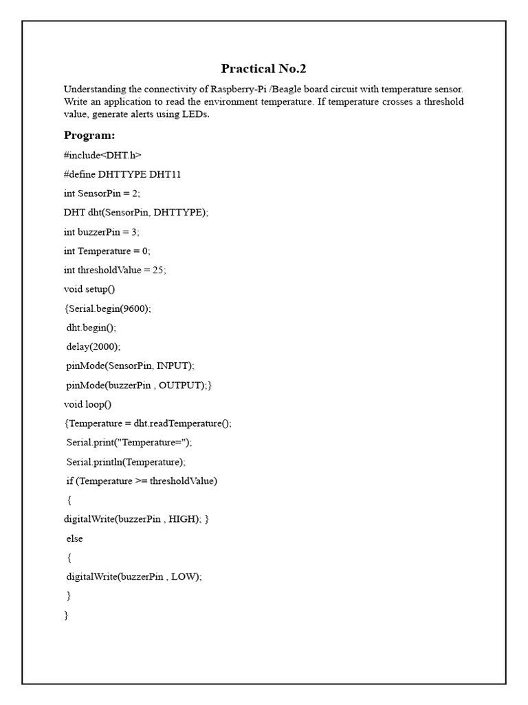 Practical No2 | PDF
