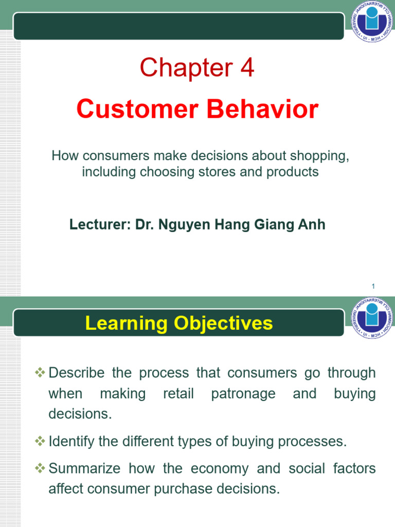 Understanding Consumer Buying Behavior | PDF | Retail | Brand