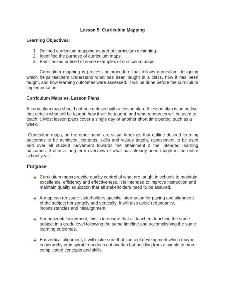Curriculum Mapping for Educators | PDF | Curriculum | Teachers