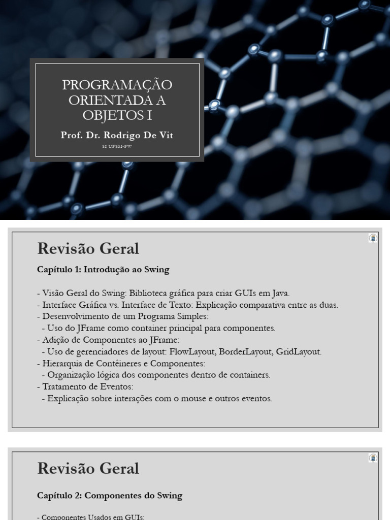 Fundamentos de Swing e POO em Java | PDF | Computadores