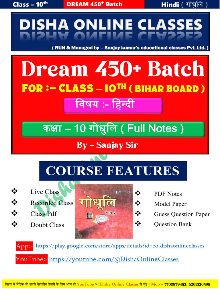 HINDI SECOND LANGUAGE CLASS 10 PDF visual data 5