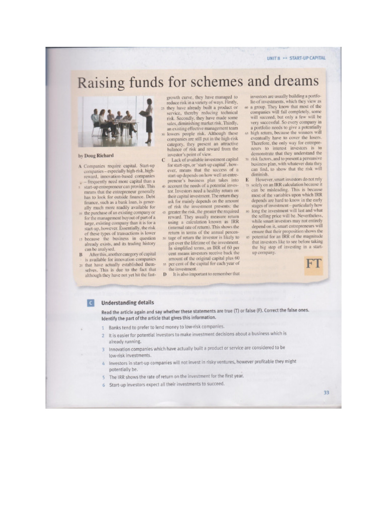 Rising Funds For Schemes and Dreams | PDF