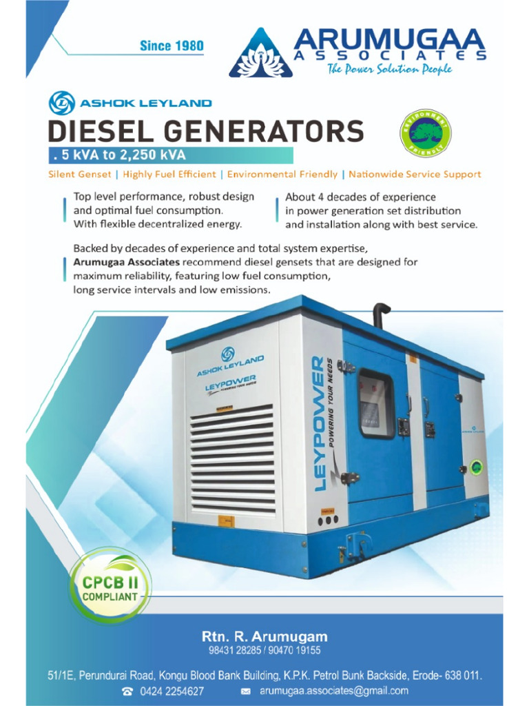 Diesel Generator | PDF