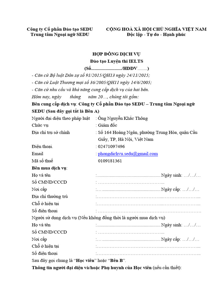 HDDV IELTS SEDU ENGLISH PDF