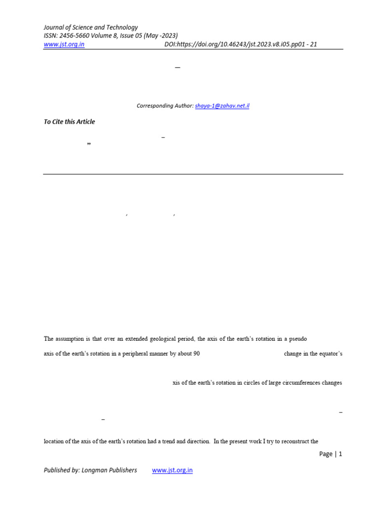 Peer Reviewed Scientific Journals