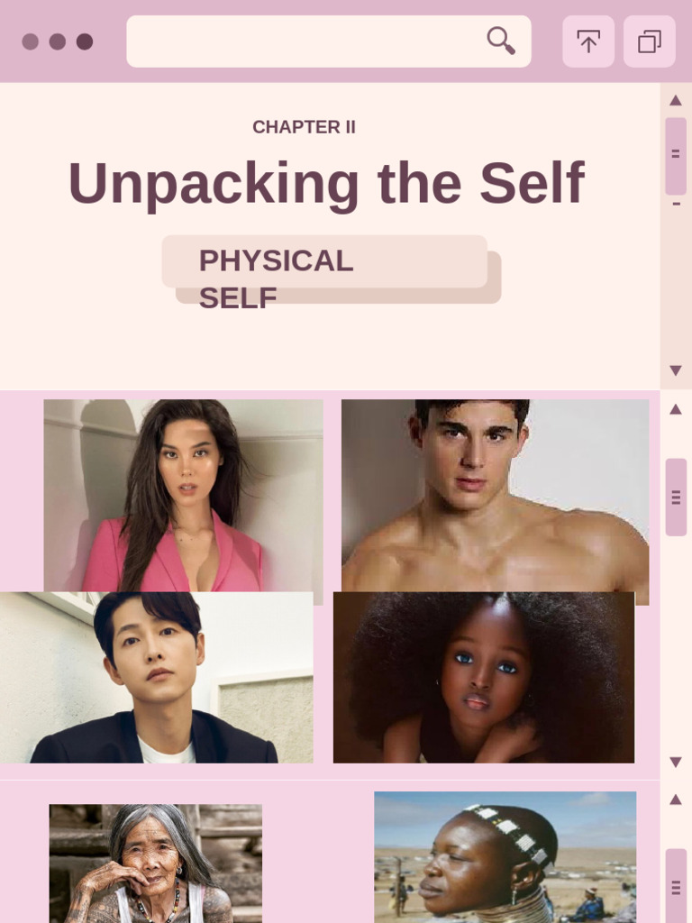 Lesson 6 PHYSICAL SELF 1 1 | PDF | Psychology | Psychological Concepts