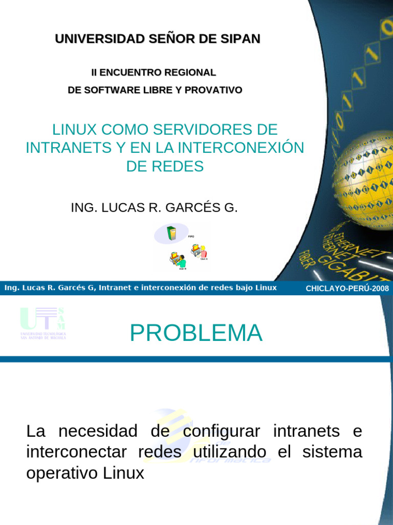 Conf Peru Linux Intranet | PDF | Cortafuegos (informática) | sistema de ...