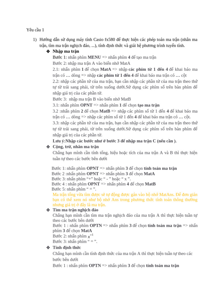 Toán CC | PDF