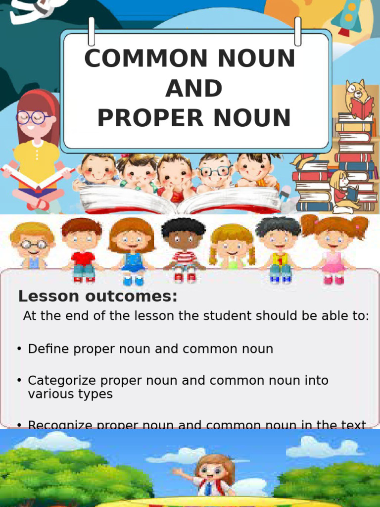Common and Proper Nouns Overview | PDF | Linguistic Typology | Grammar