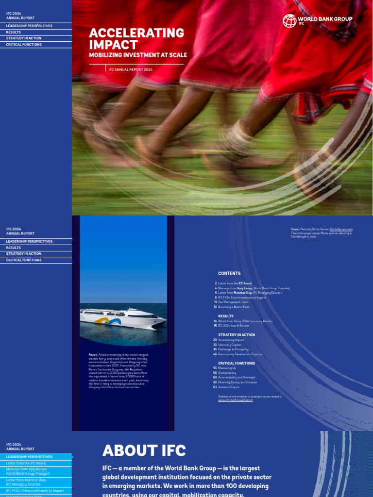 IFC Annual Report 2024 Overview | PDF | International Finance ...