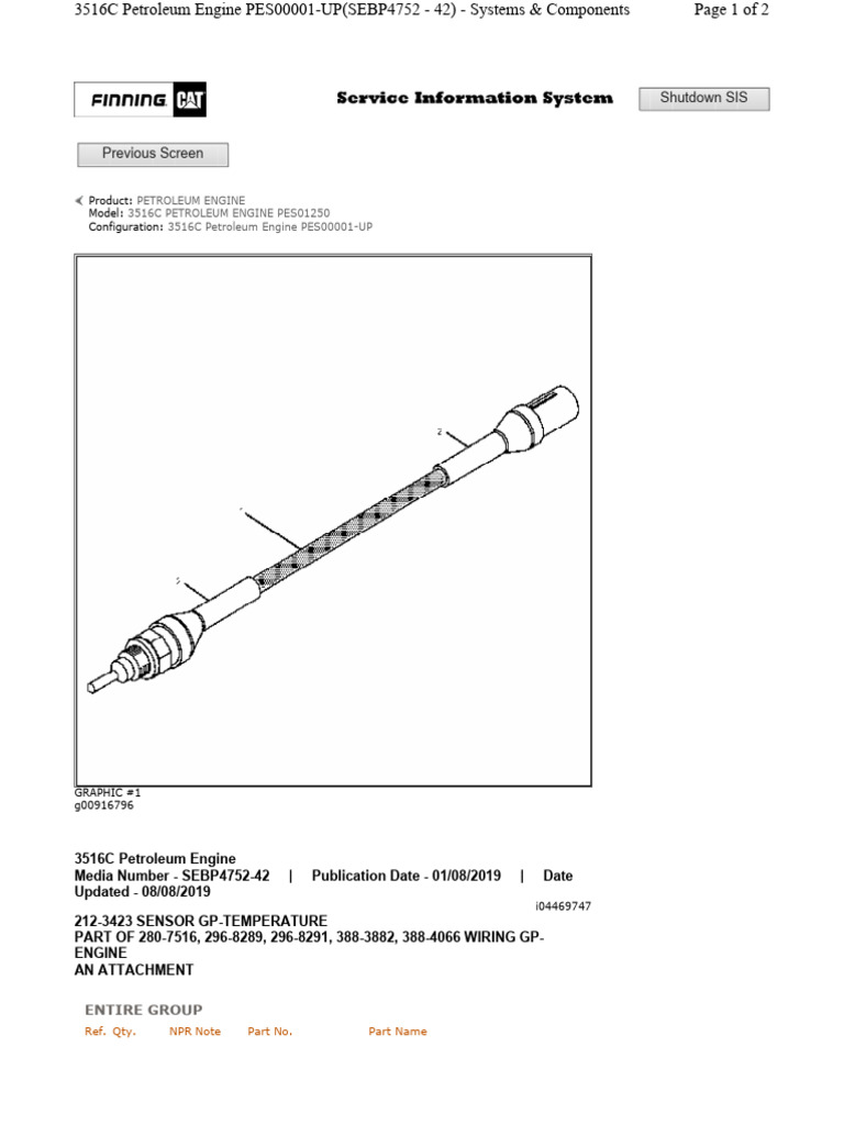 Coolant Temp Sensor | PDF