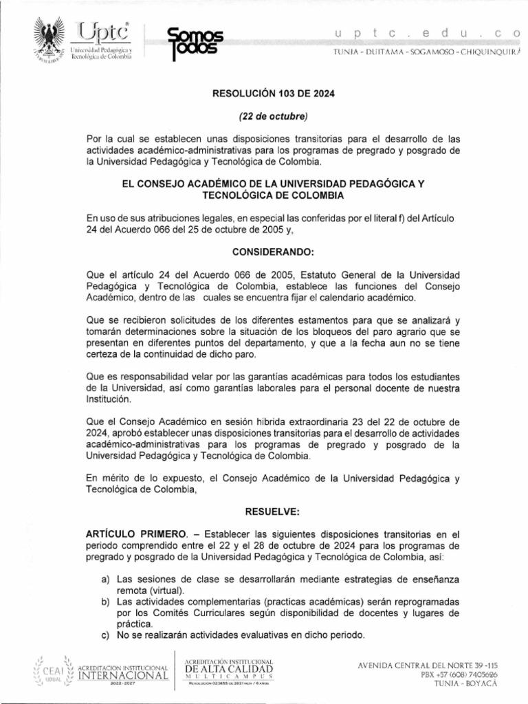 Resolución 103 de 2024 PDF