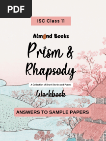 Almond Books ISC Class 11 Prism Rhapsody Workbook - QR Code Answers