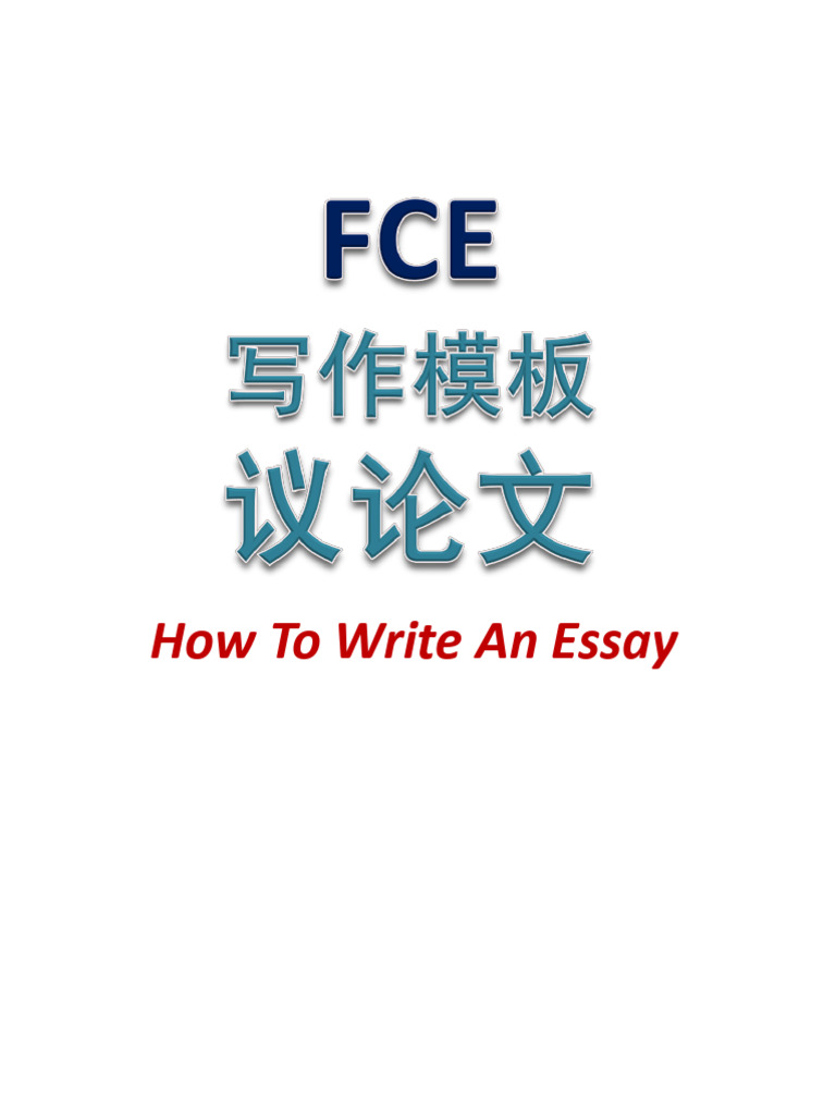 FCE Essay Writing Guide | PDF | Essays | Human Communication