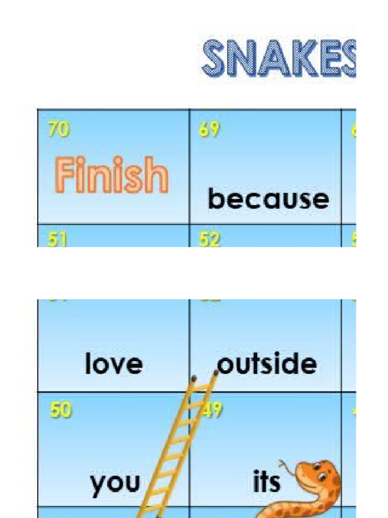 Tarpapel Snakes and Ladders PDF