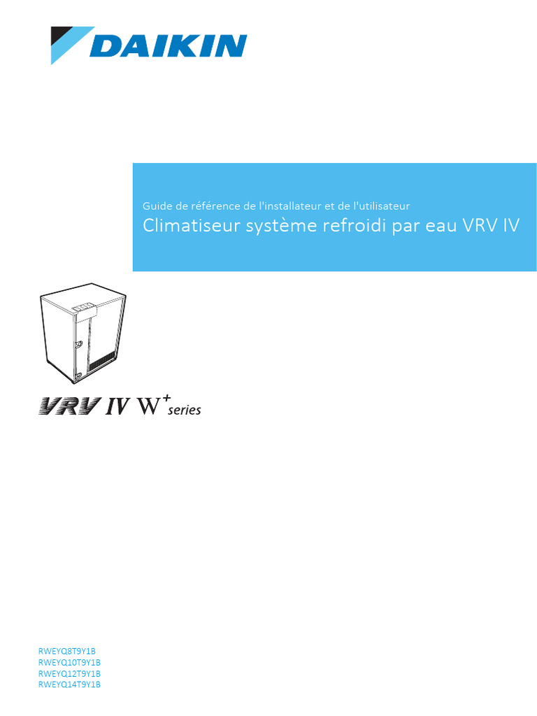 Guide d'installation et d'utilisation VRV IV | PDF | Tuyau | Climatisation