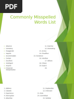 8th Grade Spelling Words LIst | PDF