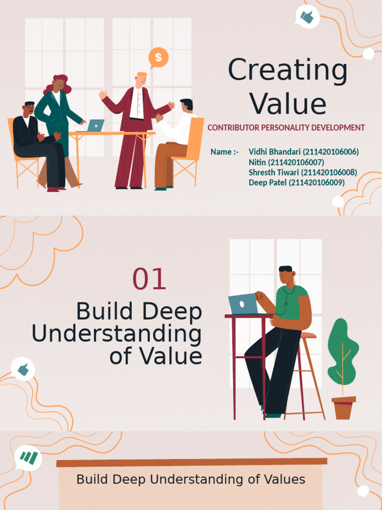 Creating Value Pdf Social Psychology Psychology