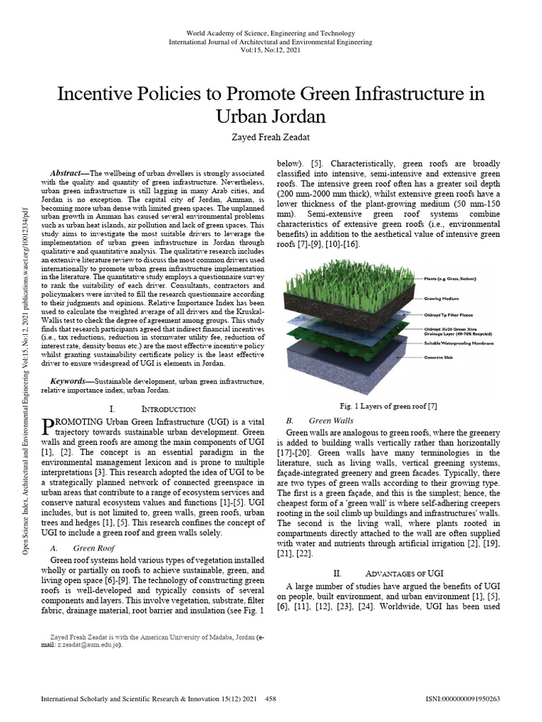 Incentive Policies To Promote Green Infr | PDF | Building Insulation ...