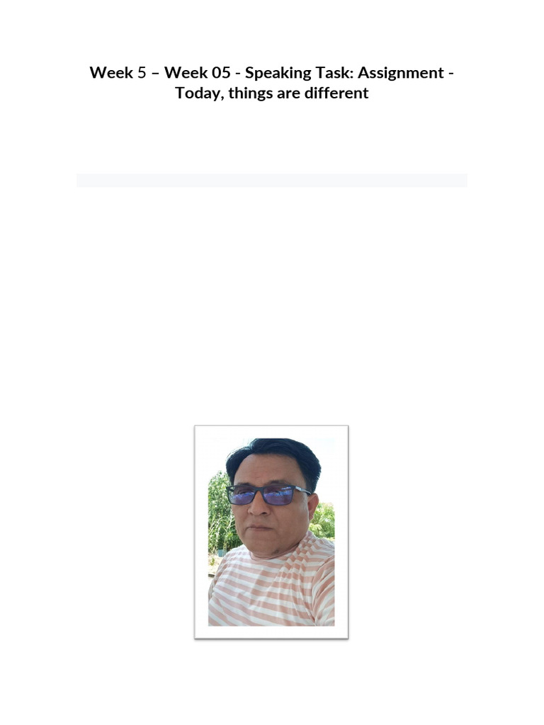 Week 5 | PDF | Wellness
