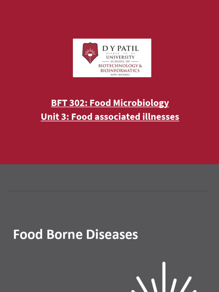 Food Borne Diseases Part1 | PDF | Salmonella | Cholera