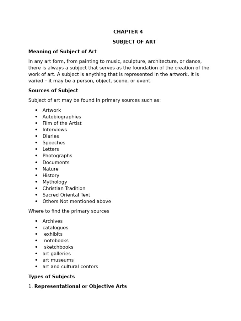 Apt Appreciation Chapter 4 | PDF | Paintings | The Arts