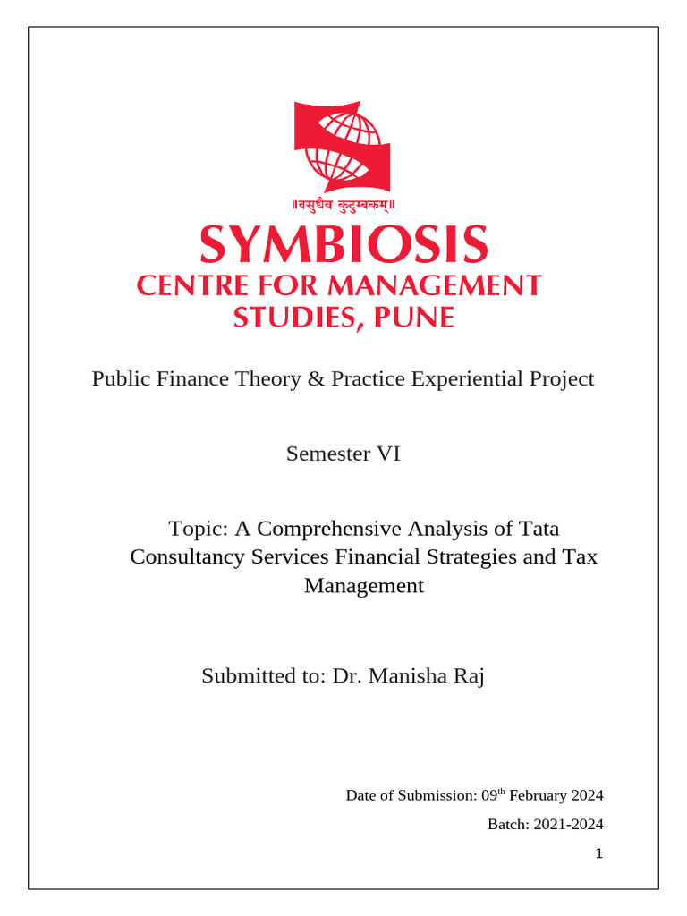Public Finance Experiential Project | PDF | Taxes | Value Added Tax