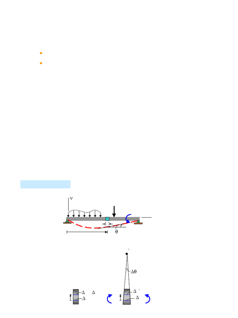 Elastic Beam Theory and Deflection Analysis | PDF | Deformation ...