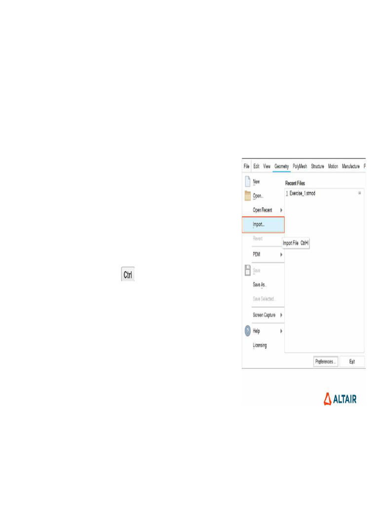 Importing Geometry in Inspire v2020 | PDF