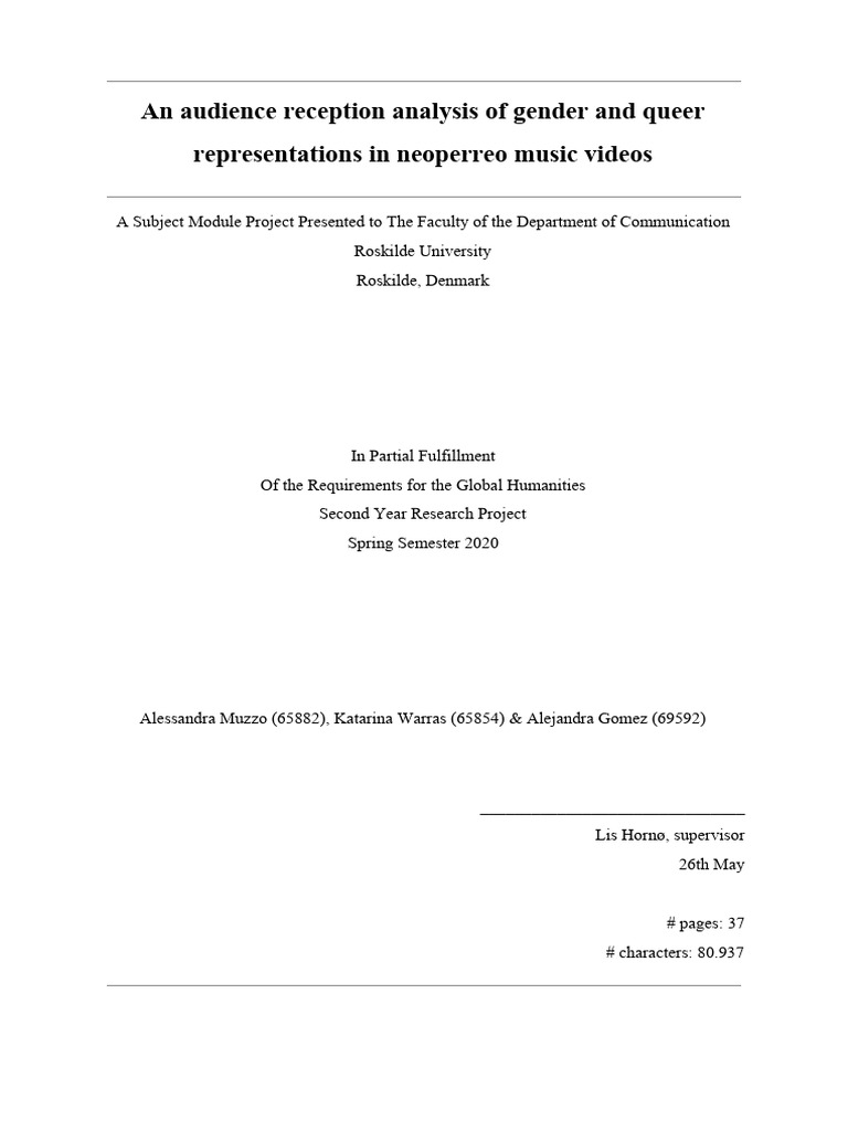 An Audience Reception Analysis of Gender and Queer Representations in ...